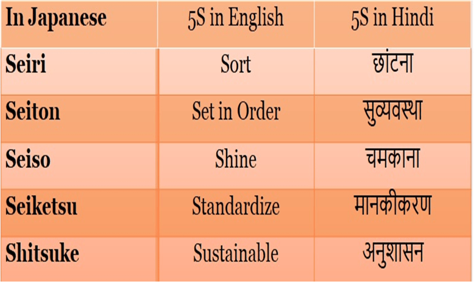 5S क्या है? हिंदी में जानें | What is 5S? In Hindi